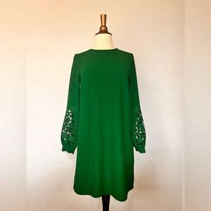 H&M Green Eyelet Dress